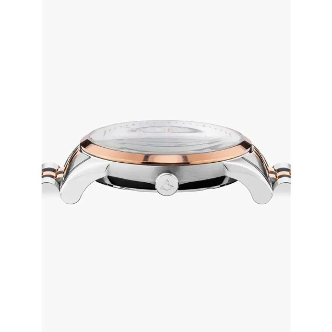 Vivienne Westwood Women's The Wallace Swarovski Crystal Two-Tone Bracelet Strap Watch - Silver VV208RSSL - Female