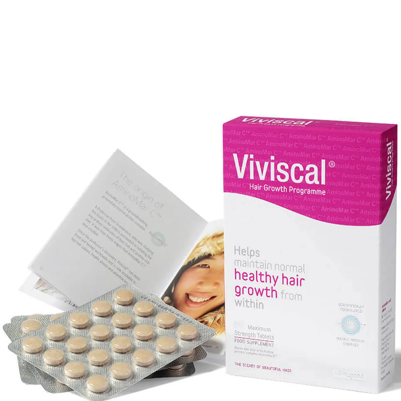 Viviscal Biotin and Zinc Hair Supplement Tablets for Women - 60 Tablets (1 Month Supply)