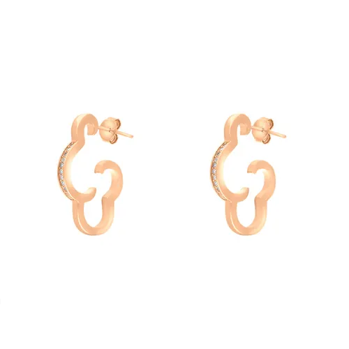 Vixi Jewellery Daydream Hoop Earrings D - Silver