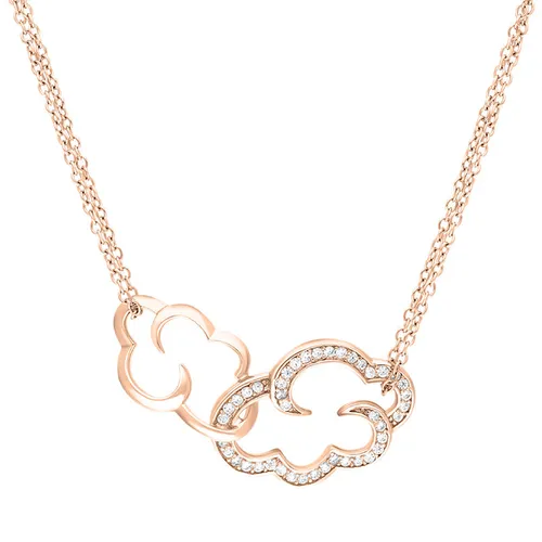 Vixi Jewellery Daydream Rose Gold Plated Cloud Necklace D - Silver