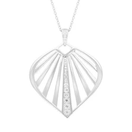 Vixi Jewellery Sunbeam Sterling Silver Necklace D - Silver