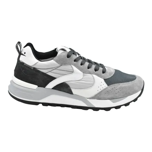 Voile Blanche , Grey Antracite Laced Shoes for Men ,Gray male, Sizes: