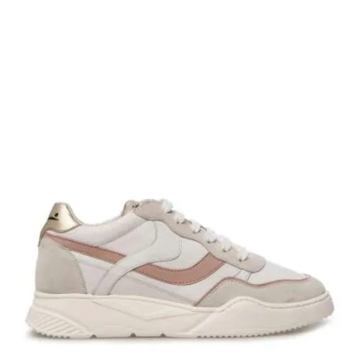 Voile Blanche , Statement Sneakers for Fashion-Forward Females ,Beige female, Sizes:
