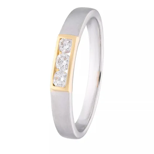 VOLARE Rings - Ring with 3 diamonds zus. 0.21ct - multi - Rings for ladies