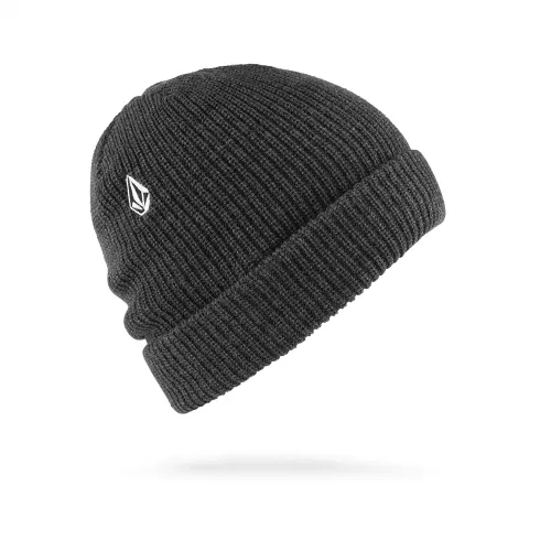 Volcom Full Stone Men's Knit Beanie Available in Charcoal