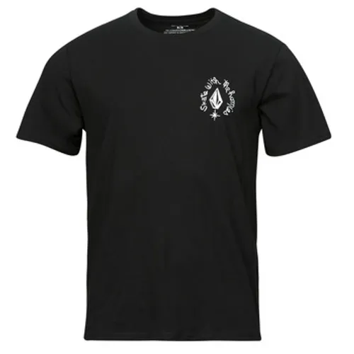 Volcom  MADITI BSC SST  men's T shirt in Black