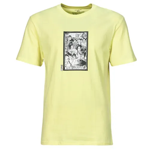 Volcom  MADITI BSC SST  men's T shirt in Yellow