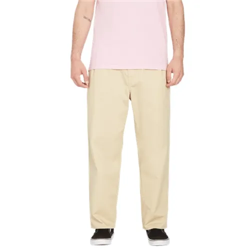 Volcom Pleated Loose Tapered Chinos - Almond