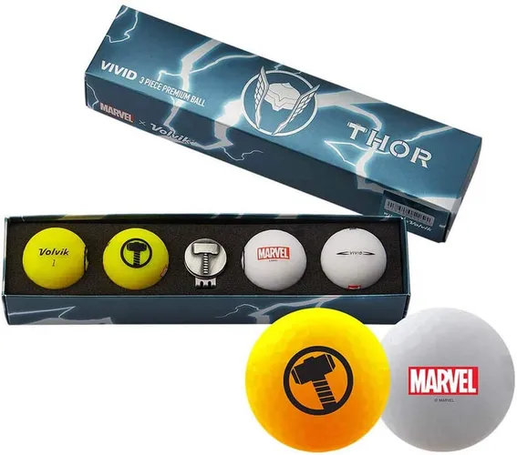 Volvik Marvel Golf Balls - Various Superhero Gift Sets -
