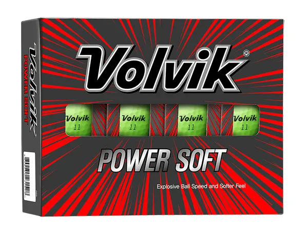 Volvik Power Soft Golf Ball Pack - Green
