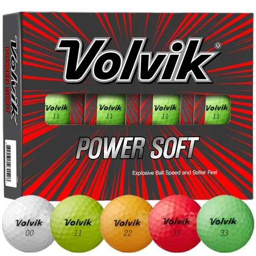 Volvik Power Soft Golf Ball Pack - White