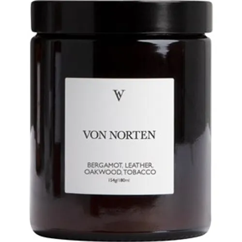 Von Norten Bergamot, Oakwood, Leather & Tobacco Candle Unisex 180 ml
