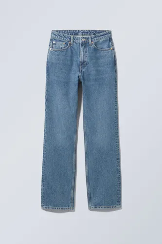 Voyage High Straight Jeans - Blue