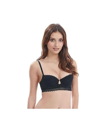 Wacoal Womens 122003 Sensuality Underwired Padded 3/4 Cup Bra - Black