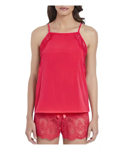 Wacoal Womens Chrystalle Camisole - Red Spandex