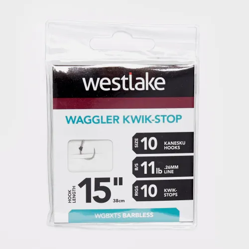Waggler Hook with Kwik-Stop (Size 10), Silver