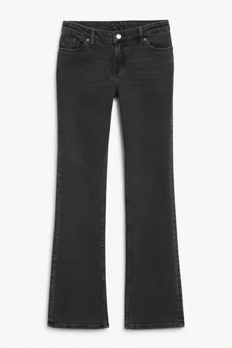 Wakumi low waist bootcut jeans - Black