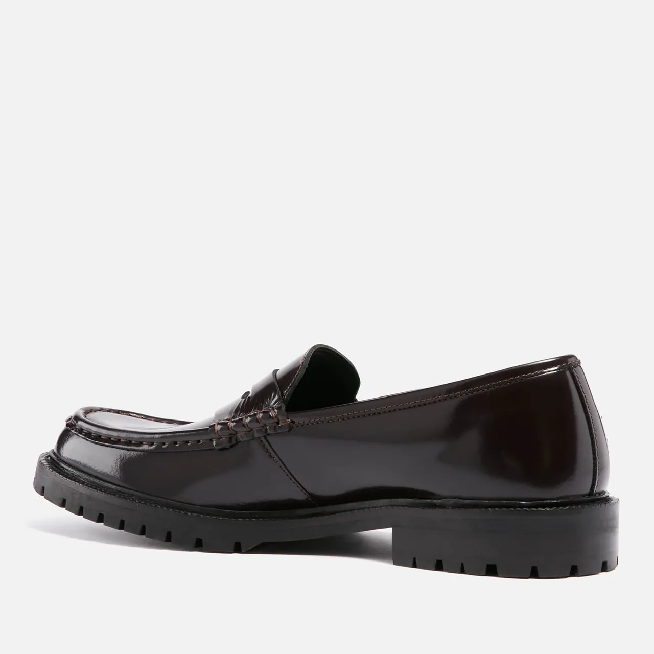 Walk London Men's Campus Leather Saddle Loafers