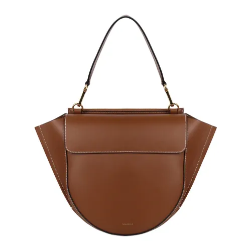 Wandler , Medium Hortensia Leather Bag ,Brown female, Sizes: ONE SIZE