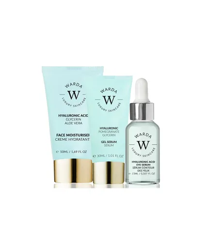 Warda Luxury skincare Unisex Skin Hydration Boost Hyaluronic Acid Moisturiser Face Set - NA - One Size