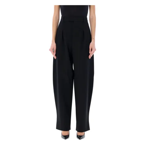 Wardrobe.nyc , Black Wool HB Trousers ,Black female, Sizes: