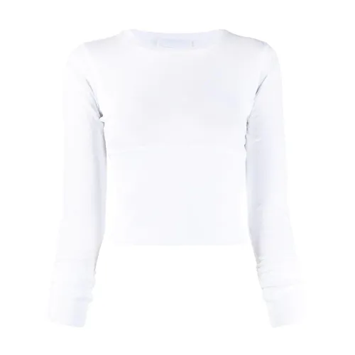 Wardrobe.nyc , Long Sleeve T-Shirt ,White female, Sizes: