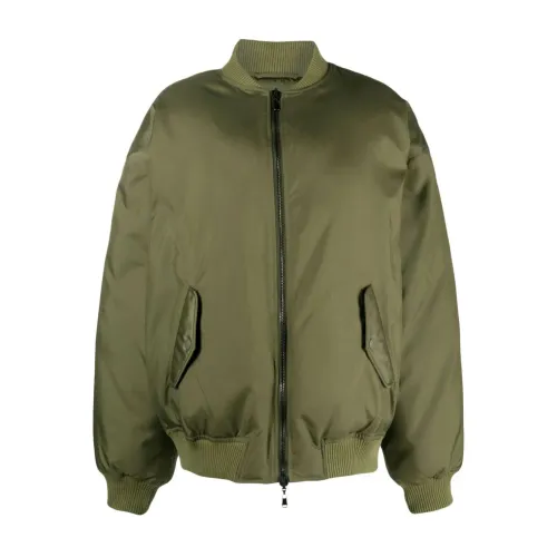 Wardrobe.nyc , Reversible Bomber Jacket ,Green female, Sizes: