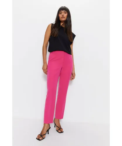 Warehouse Womens Tailored Slim Leg Trouser - Pink