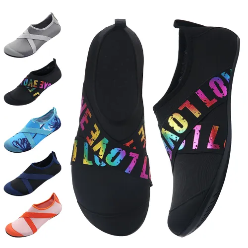 WateLves Beach Swim Aqua Socks Barefoot Water Shoes
