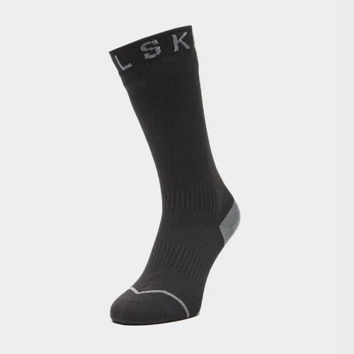 Waterproof All Weather Mid Length Socks - Black, Black