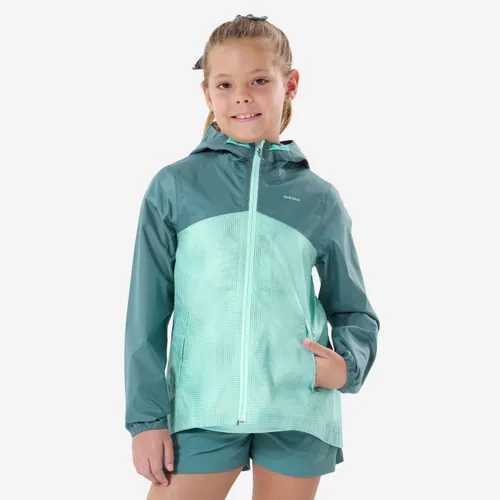 Waterproof Hiking Jacket - MH100 Zip - Child 7-15 Years