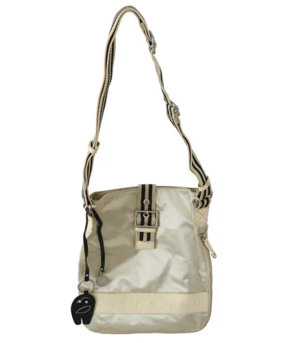 WAYFARER WoMens Beige Handbag Shoulder Tote Fabric Purse Cotton - One Size