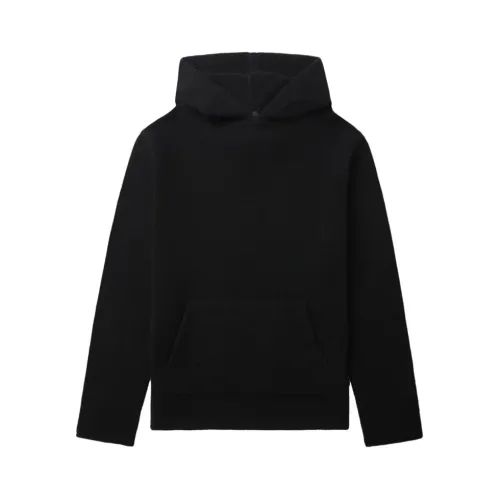 We11Done , Black Alpaca Wool Blend Sweater ,Black male, Sizes: