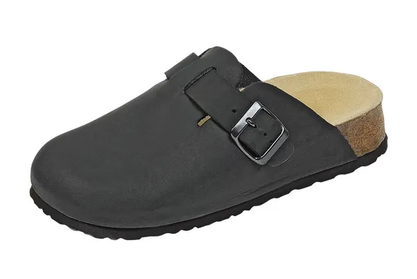 Weeger Unisex Adult with Wedge Sole Clogs - Black (Black)