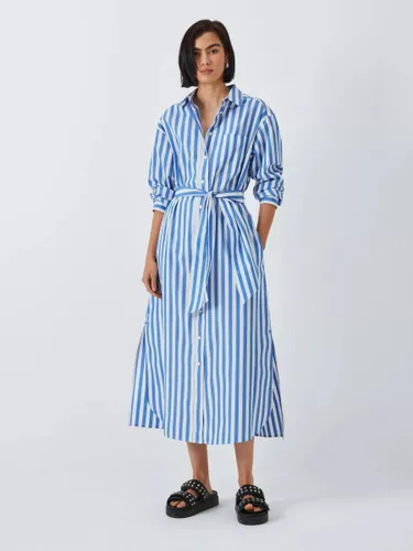 Weekend MaxMara Falasco Stripe Midi Shirt Dress, Light Blue/White - Light Blue/White - Female