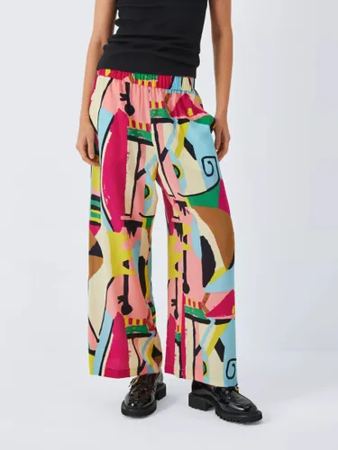 Weekend MaxMara Gradara Abstract Print Trousers, Multi - Multi - Female