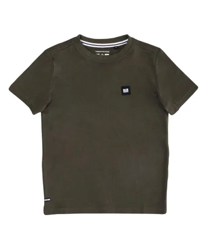 Weekend Offender Boys Boy's Cannon Beach T-Shirt in Green Cotton