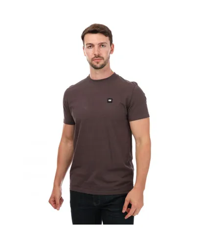 Weekend Offender Mens Kingston T-Shirt in Grey Cotton