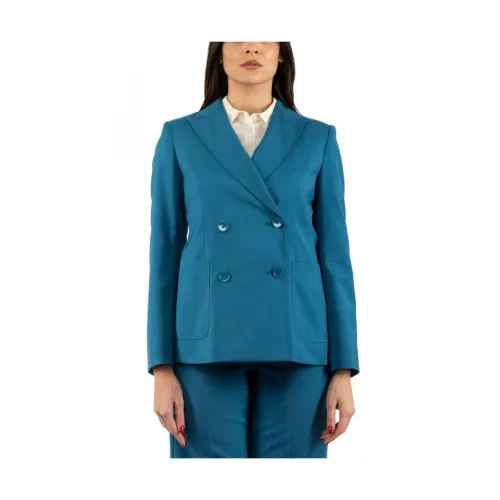 Weekend , Womens Jacket ,Blue female, Sizes:
