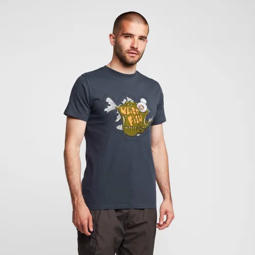 Weird Fish Men's Deep Sea Organic T-Shirt - Navy, Navy