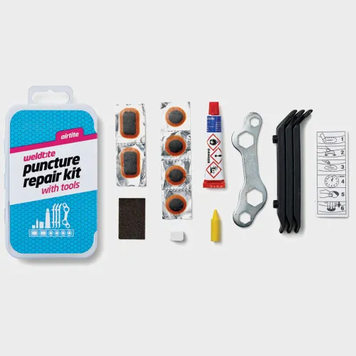 Weldtite Puncture Cure Kit (Includes Spanner And Tyre Lever - Multi, Multi