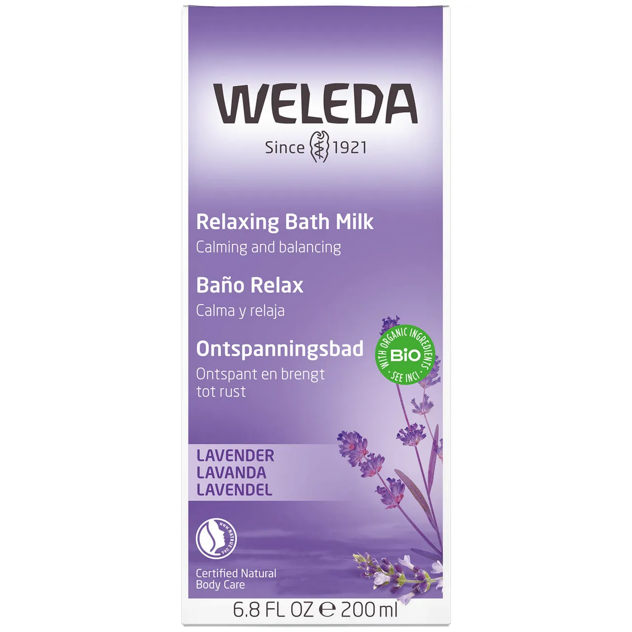Weleda Relaxing Bath Milk - Lavender 200ml