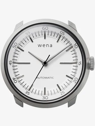 Wena Wrist Automatic Three Hands White Watch Head WNWHTM01BW.AE