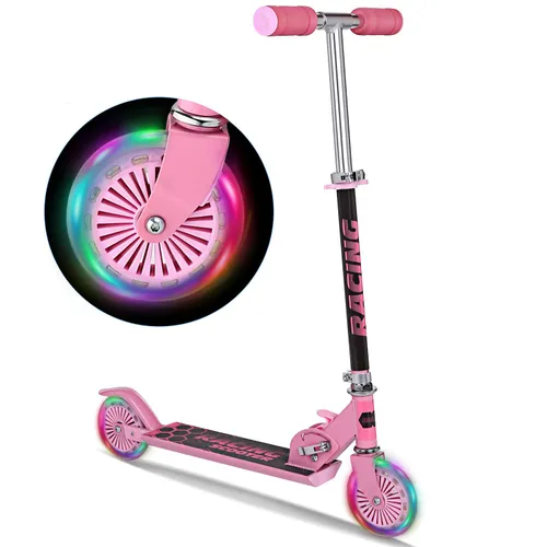 WeSkate Scooter for Kids with LED Light Up Wheels