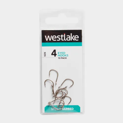 Westlake Barbed Eyed Hooks (Size 4), 4
