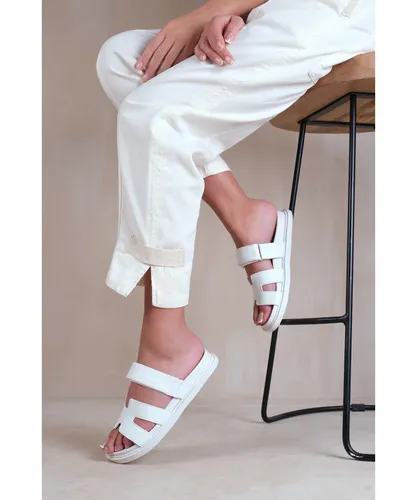Where's That From Womens 'Adagio' Strappy Sandals - White