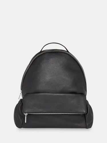 Whistles Reya Large Leather Backpack, Black - Black - Female