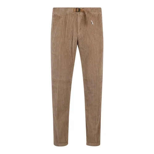 White Sand , Corduroy Trousers ,Brown male, Sizes: