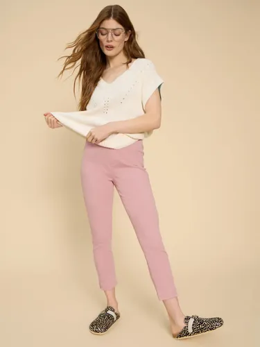 White Stuff Janey Cropped Jeggings - Mid Pink - Female