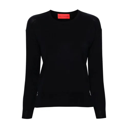 Wild Cashmere , Crew-Neck Sweater ,Black female, Sizes: